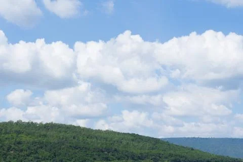 Mountain and sky Stock Photos