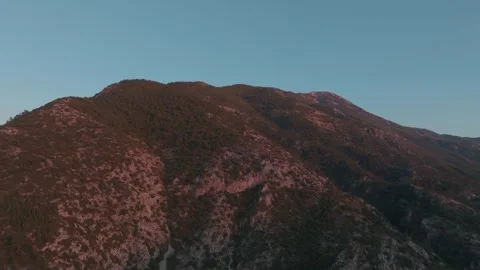 Mountain and Sky at Sunset Stock Footage 302665911