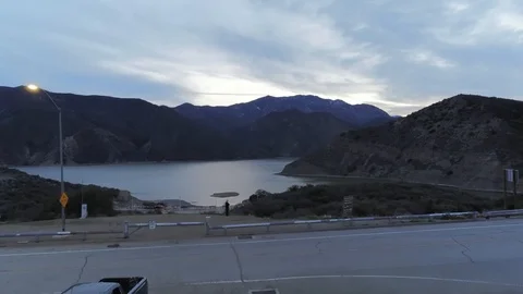 Mountain and in sunset Video stock 104568780