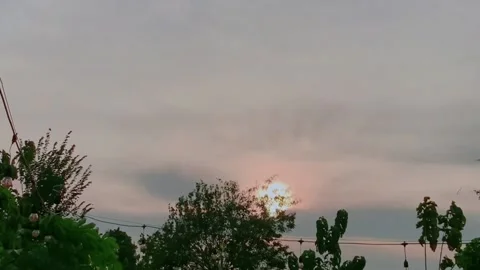 Mountain and Sunset Video stock 217748336