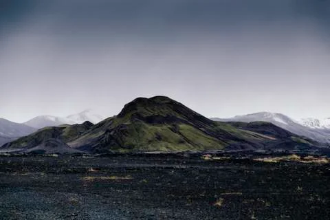 Mountain from another planet Stock Photos