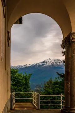Mountain from the Arch Stock Photos
