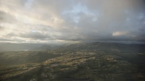 Mountain area in Norway Vídeo Stock 94277695