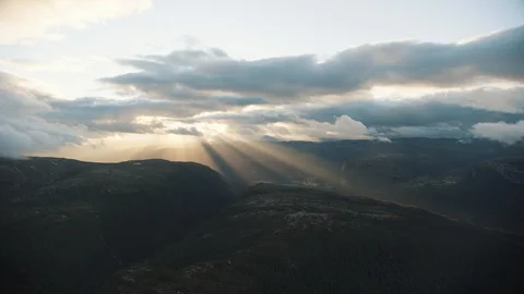 Mountain areas in Norway Vídeo Stock 94390046
