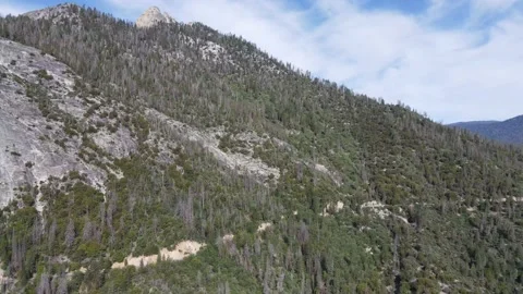 Mountain Ascent and Rotate Stock Footage 131683735