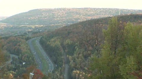 Mountain Autobahn Stock Footage 8951211