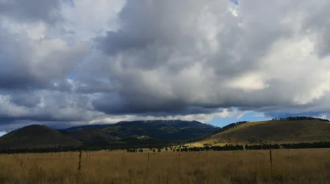 Mountain Autumn Timelapse Clouds Video stock 55773359
