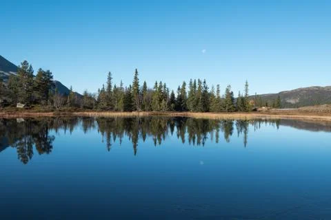 Mountain autumn view Stock Photos