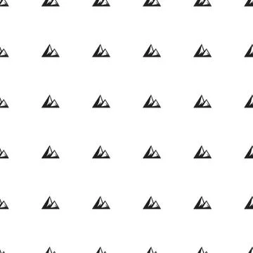 Mountain background pattern Stock Illustration