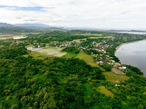 Mountain Base Sunset Stock Photos