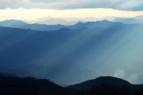 Mountain of beam Stock Photos