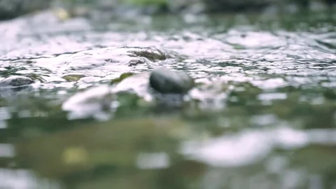 Mountain beautiful pure water, macro video, footage background,design element Stock Footage 78233475