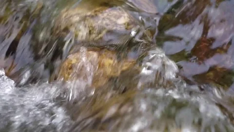 Mountain beautiful pure water, macro video, footage background,design element Stock Footage 78233501