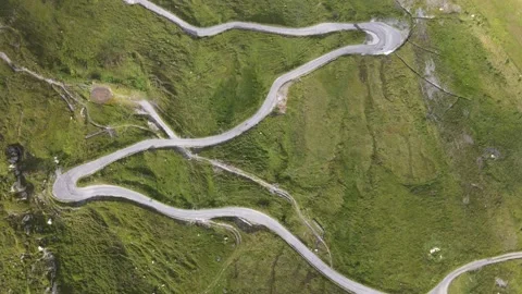 Mountain bends with shot rotation Stock Footage 138881170