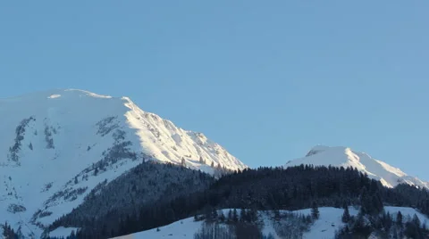 Mountain Berg Timelapse Zeitraffer Stock Footage 1058129