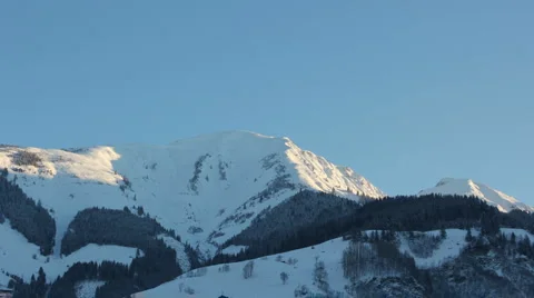 Mountain Berg Timelapse Zeitraffer Stock Footage 1058201