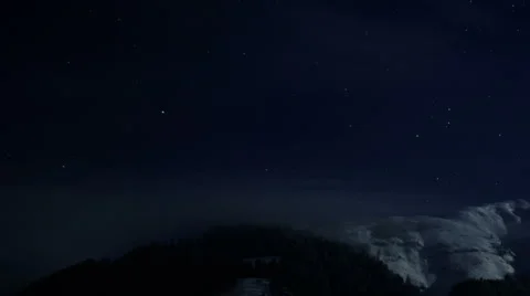 Mountain Berg Timelapse Zeitraffer Video stock 1058234