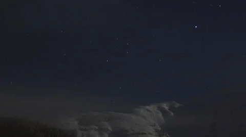 Mountain Berg Timelapse Zeitraffer Stock Footage 1058255