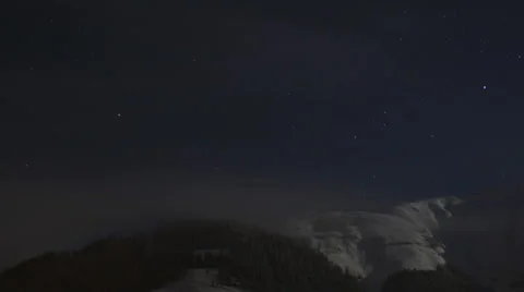 Mountain Berg Timelapse Zeitraffer Stock Footage