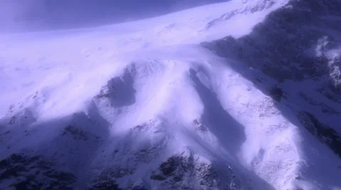 Mountain Berg Timelapse Zeitraffer Stock Footage 1058343