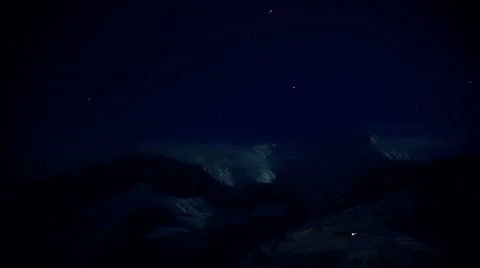 Mountain Berg Timelapse Zeitraffer Stock Footage 1083643