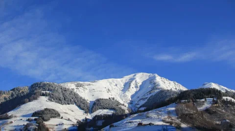 Mountain Berg Timelapse Zeitraffer Stock Footage 1083690