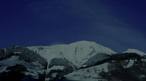 Mountain Berg Timelapse Zeitraffer Video stock 1083704