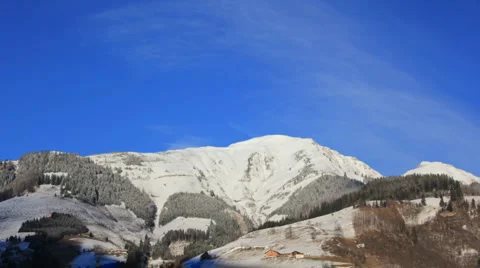 Mountain Berg Timelapse Zeitraffer Stock Footage 1083725