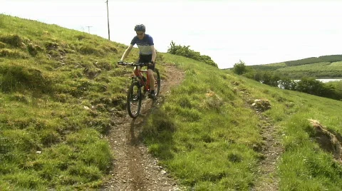 Mountain Bike 1 Video stock 728855