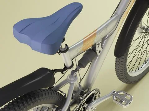 Mountain bike (Animated) 3D Model