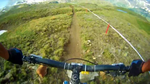 Mountain Bike competition Stock Footage 27693557