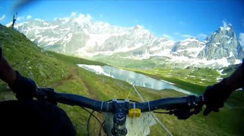 Mountain Bike competition Stock Footage 27693758