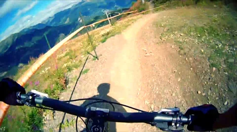 Mountain Bike competition Stock Footage 32350367