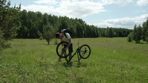 Mountain bike Stock Footage 246688543