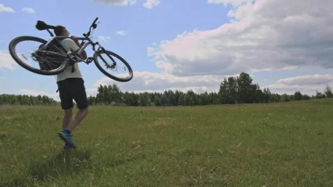 Mountain bike Stock Footage 246688639