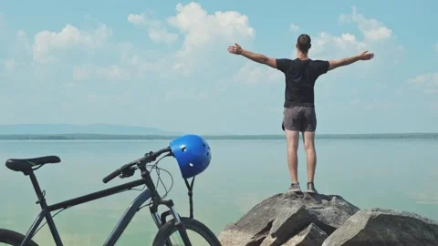 Mountain bike Video stock 248309981