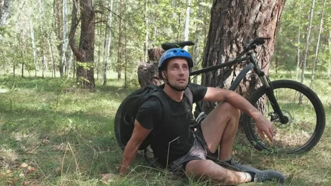 Mountain bike Video stock 248309998