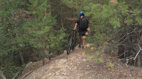 Mountain bike Stock Footage 248628885