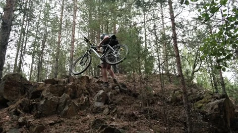 Mountain bike Stock Footage 248628941