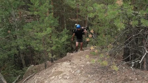 Mountain bike Stock Footage 248628947