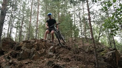Mountain bike Stock Footage 248629043