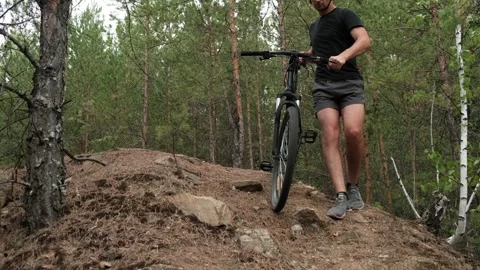 Mountain bike Stock Footage 248629432