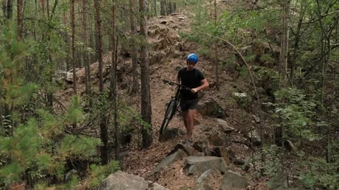Mountain bike Stock Footage 248629443
