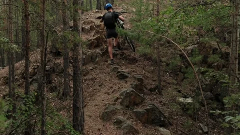 Mountain bike Stock Footage 248629470