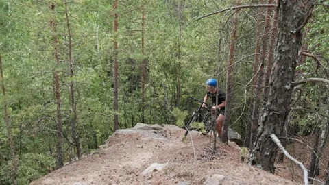 Mountain bike Video stock 248629477