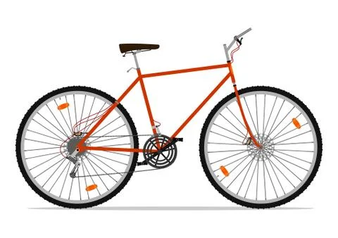 Mountain bike Stock Illustration