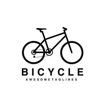 Mountain bike logo vector Stock Illustration