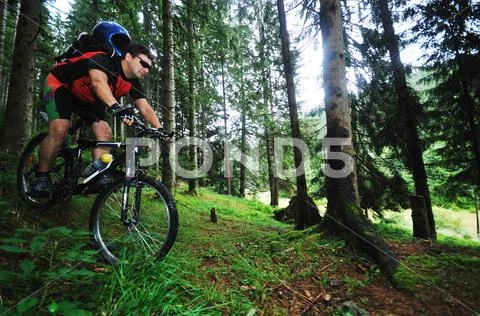 Mountain bike Stock Photos