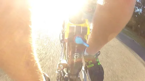 Mountain Bike Shock Video stock 68409130