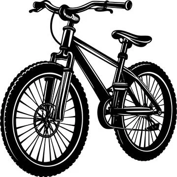 Mountain Bike Vector Illustration Flat Sports Des (1) vector illustration d.. Stock Illustration